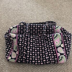 Vera Bradley large duffel bag elephant print